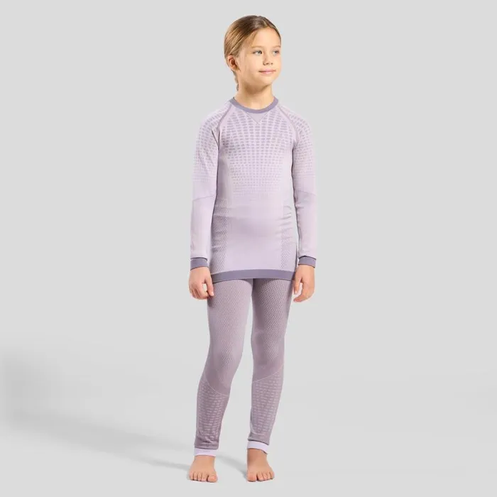 Odlo Base Layers The Performance Warm 039 Base Layer Top Misty Lilac 8211 Kids