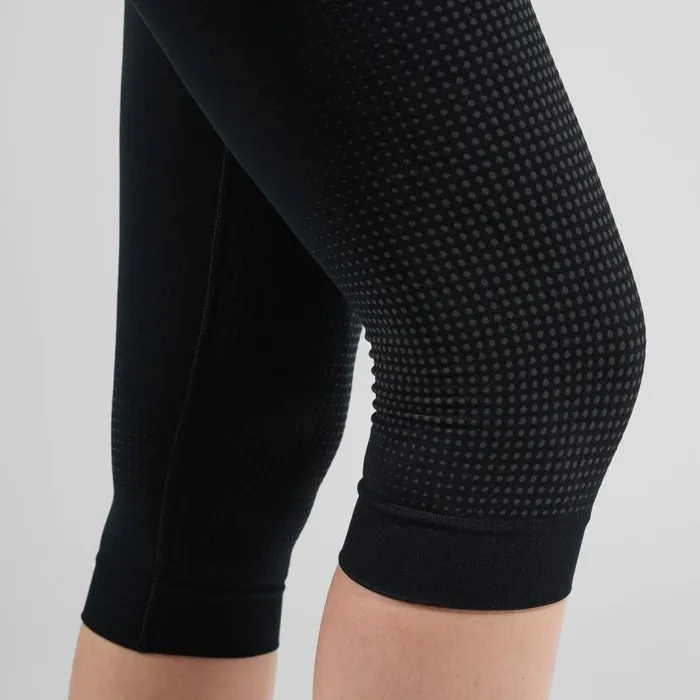 Odlo Base Layers The Performance Warm Base Layer 34 Bottoms Black 8211 New Odlo Graphite Grey 8211 Women