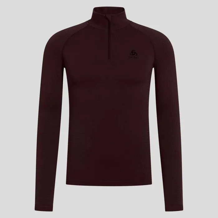 Odlo Base Layers The Performance Warm Base Layer HalfZip Fudge 8211 Men
