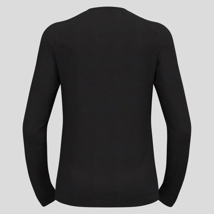 Odlo Base Layers The Performance Wool 150 Base Layer Top Grey Melange 8211 Dark Grey Melange 8211 Men
