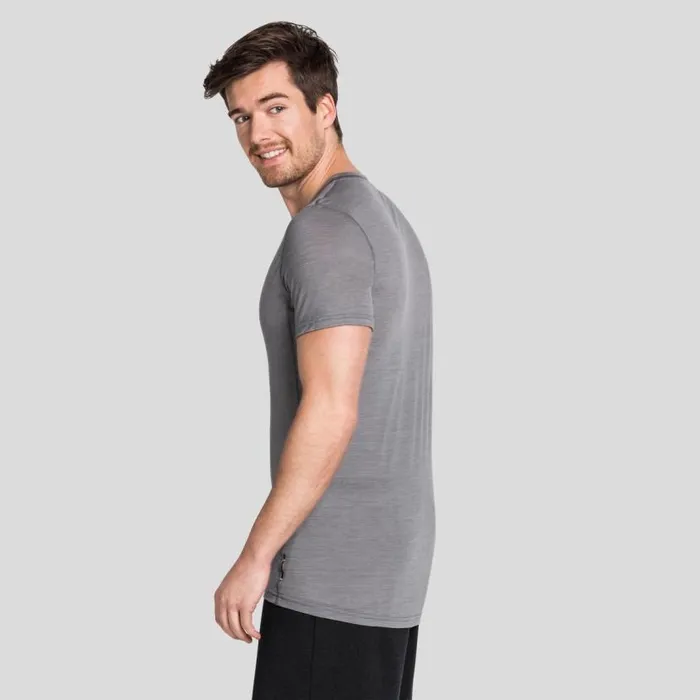 Odlo Base Layers The Performance Wool Light Short Sleeve Base Layer Top Grey Melange 8211 Men