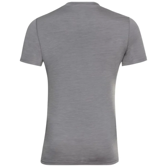Odlo Base Layers The Performance Wool Light Short Sleeve Base Layer Top Grey Melange 8211 Men