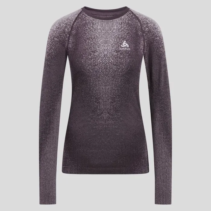 Odlo Base Layers The Pow Blackcomb Base Layer Top Gray Ridge 8211 Women