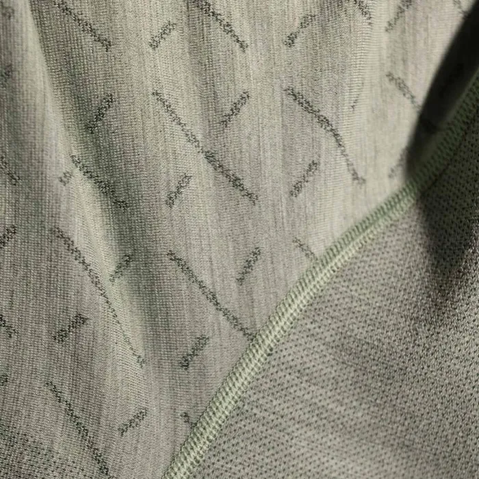 Odlo Base Layers The Slokar Performance Wool Warm Base Layer Top Hedge Green 8211 Black 8211 Men