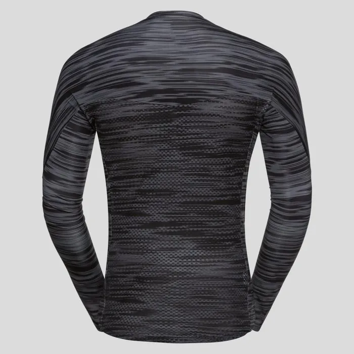Odlo Base Layers The Zeroweight Ceramiwarm Long Sleeve Cycling Base Layer Odlo Graphite Grey 8211 Black 8211 Men