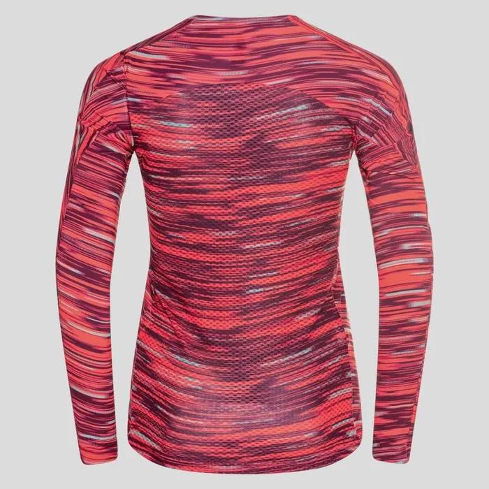 Odlo Base Layers The Zeroweight Ceramiwarm Long Sleeve Cycling Base Layer Siesta 8211 Women