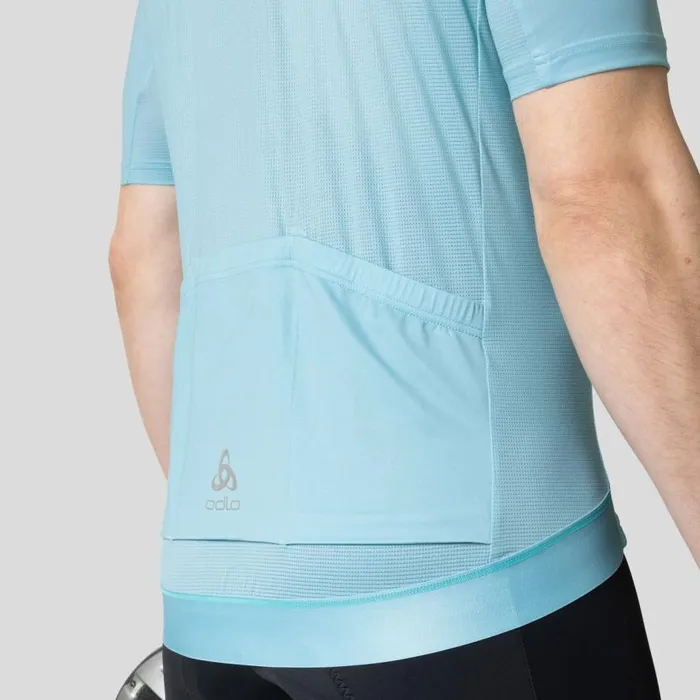 Odlo Cycling The Zeroweight ChillTec Cycling Jersey Porcelain 8211 Men