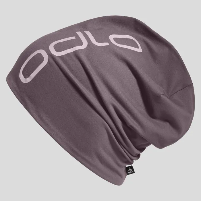Odlo Headwear and Gloves The Reversible Unisex Beanie Hat Gray Ridge 8211 Misty Lilac 8211 Men