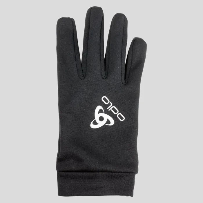 Odlo Headwear and Gloves The Stretchfleece Liner ETip Gloves Black 8211 WomenMen