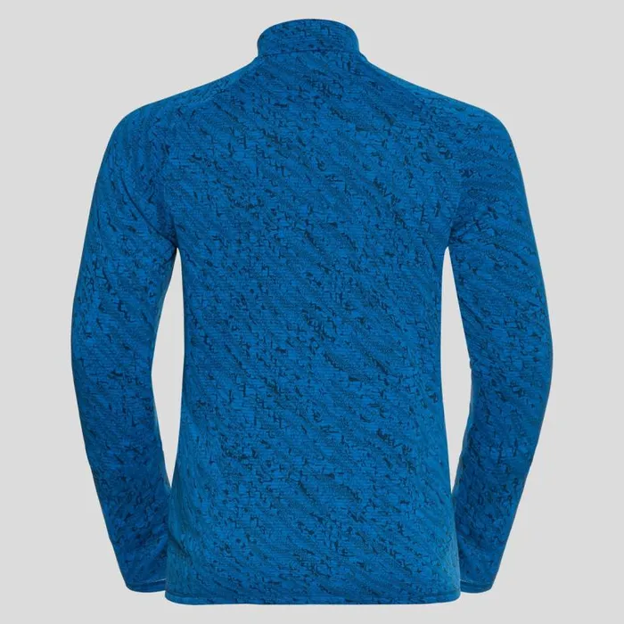 Odlo Hiking The Fli Light Print Mid Layer Indigo Bunting 8211 Men