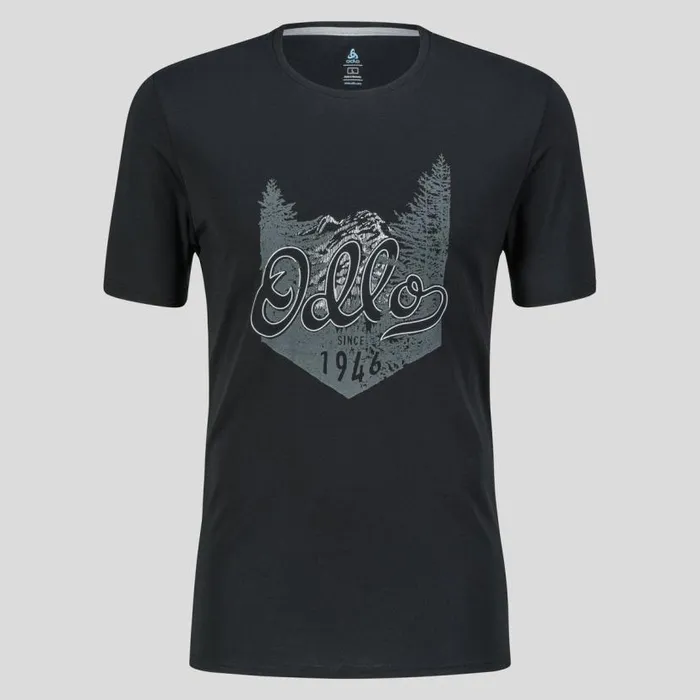 Odlo Hiking The Nikko Logo TShirt Black 8211 Men