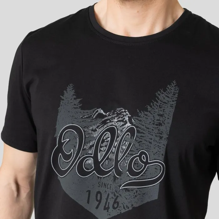 Odlo Hiking The Nikko Logo TShirt Black 8211 Men