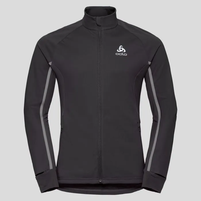 Odlo Jackets and Vests Aeolus Pro CrossCountry Jacket Black 8211 Men