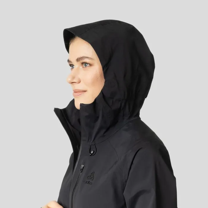 Odlo Jackets and Vests The Ascent 3l Waterproof Hardshell Jacket Black 8211 Women