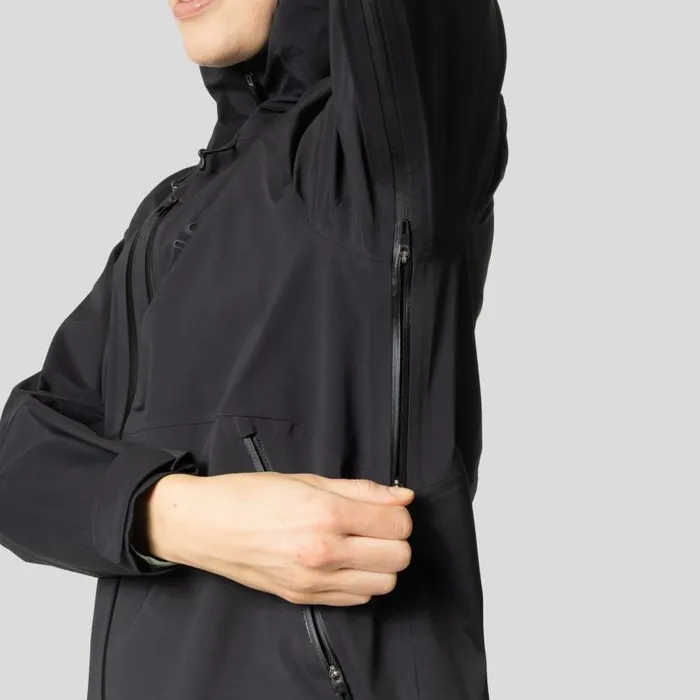 Odlo Jackets and Vests The Ascent 3l Waterproof Hardshell Jacket Black 8211 Women