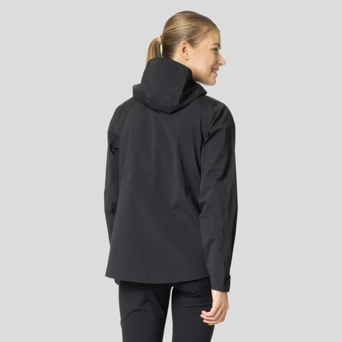 Odlo Jackets and Vests The Ascent 3l Waterproof Hardshell Jacket Black 8211 Women