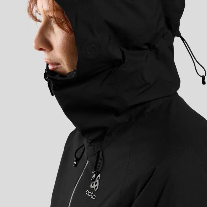 Odlo Jackets and Vests The Ascent SThermic Waterproof Jacket Black 8211 Women
