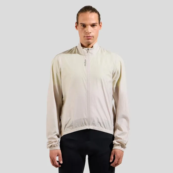 Odlo Jackets and Vests The Essentials Cycling Jacket Silver Cloud 8211 Men