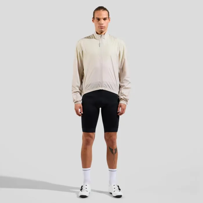 Odlo Jackets and Vests The Essentials Cycling Jacket Silver Cloud 8211 Men