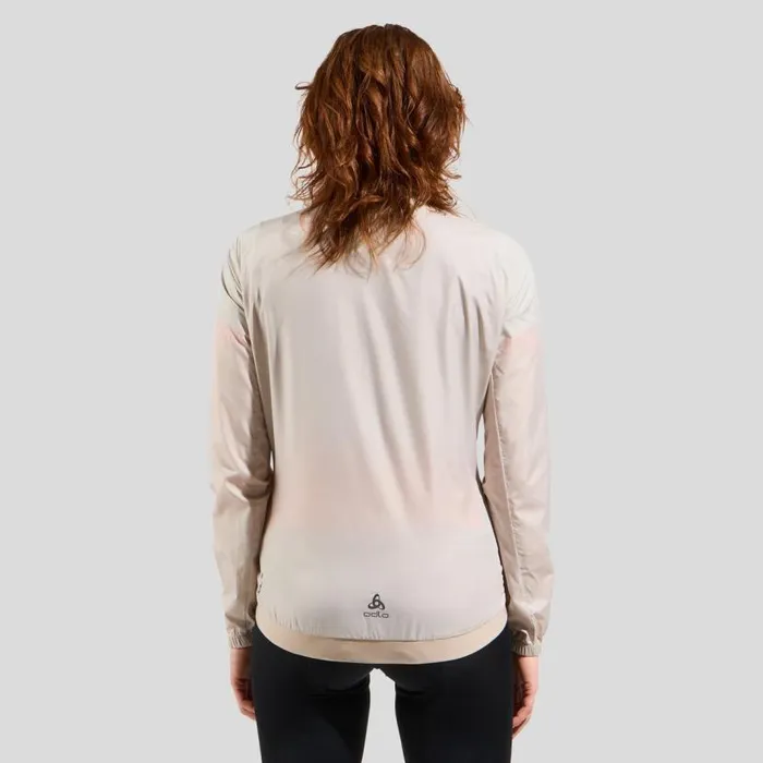 Odlo Jackets and Vests The Essentials Long Sleeve Cycling Jacket Silver Cloud 8211 Women