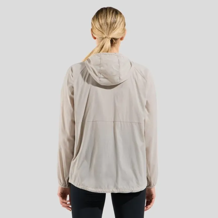 Odlo Jackets and Vests The Essentials Windbreaker Silver Cloud 8211 Women