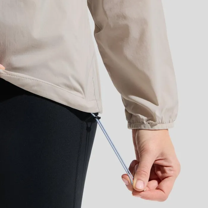 Odlo Jackets and Vests The Essentials Windbreaker Silver Cloud 8211 Women