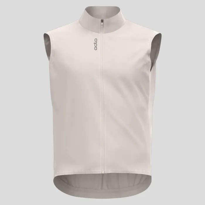 Odlo Jackets and Vests The Essentials Windproof Cycling Vest Silver Cloud 8211 Men