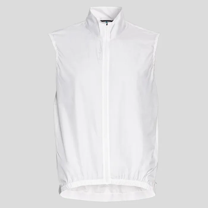 Odlo Jackets and Vests The Essentials Windproof Cycling Vest White 8211 Men