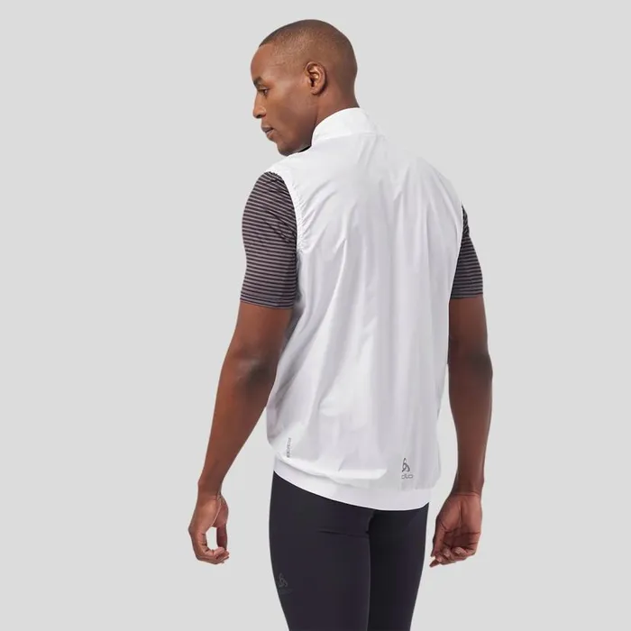 Odlo Jackets and Vests The Essentials Windproof Cycling Vest White 8211 Men