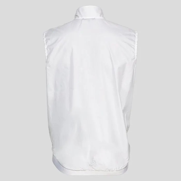 Odlo Jackets and Vests The Essentials Windproof Cycling Vest White 8211 Men