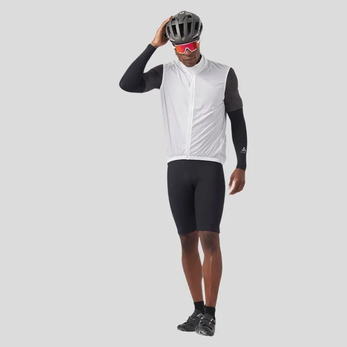 Odlo Jackets and Vests The Essentials Windproof Cycling Vest White 8211 Men