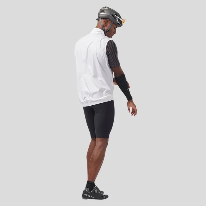 Odlo Jackets and Vests The Essentials Windproof Cycling Vest White 8211 Men