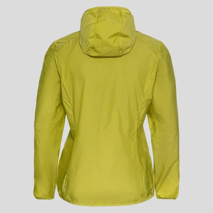 Odlo Jackets and Vests The Fli Windproof Dwr Jacket Citronelle 8211 Women