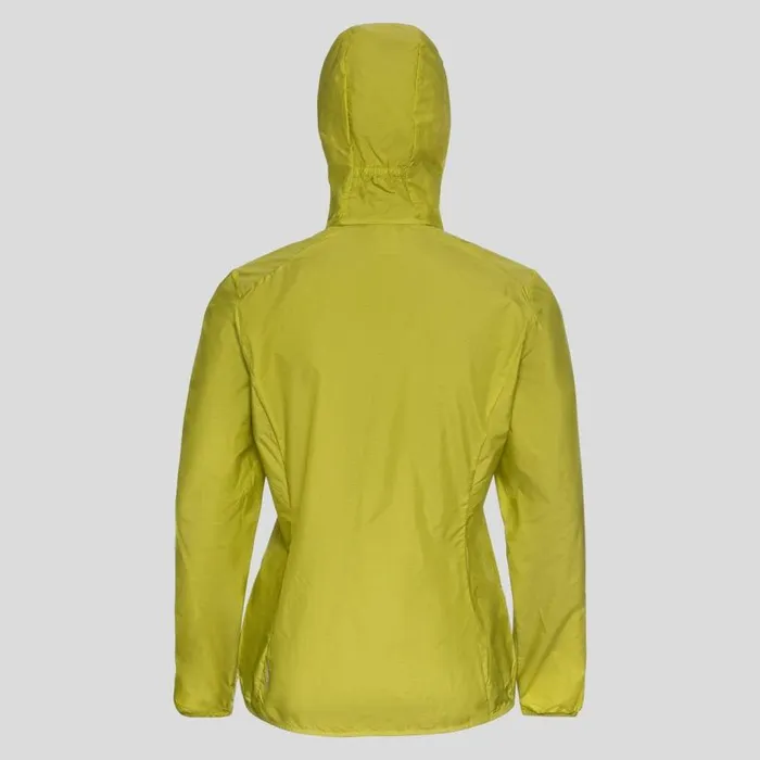 Odlo Jackets and Vests The Fli Windproof Dwr Jacket Citronelle 8211 Women