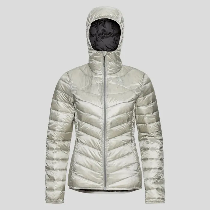Odlo Jackets and Vests The Hoody Cocoon NThermic Warm Insulated Jacket Odlo Silver Grey 8211 Women