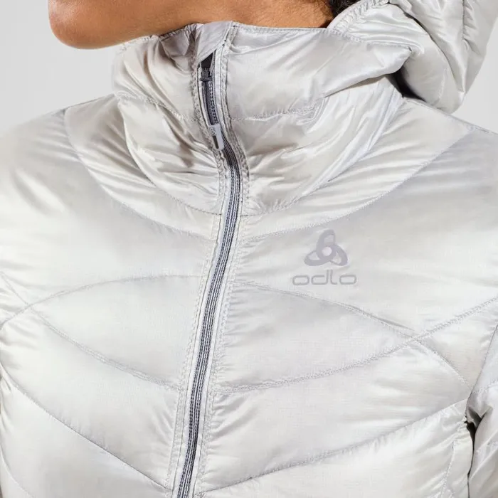 Odlo Jackets and Vests The Hoody Cocoon NThermic Warm Insulated Jacket Odlo Silver Grey 8211 Women
