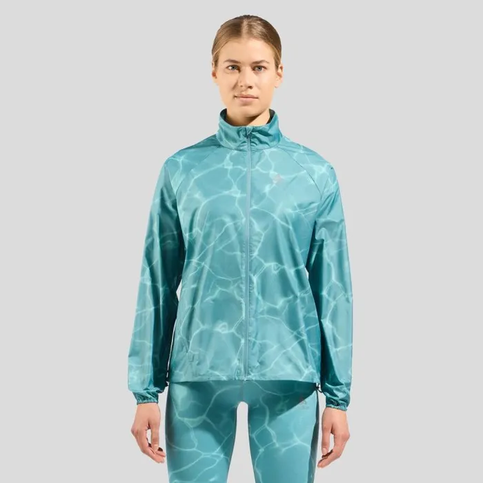 Odlo Jackets and Vests The Pow Zeroweight Running Jacket Arctic 8211 Women