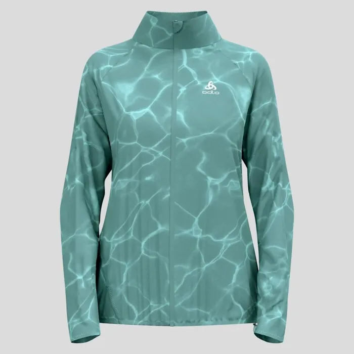 Odlo Jackets and Vests The Pow Zeroweight Running Jacket Arctic 8211 Women