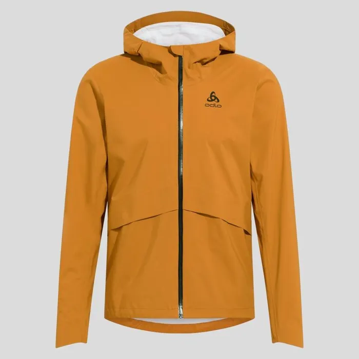 Odlo Jackets and Vests The Ride 365 Waterproof Cycling Jacket Honey Ginger 8211 Men