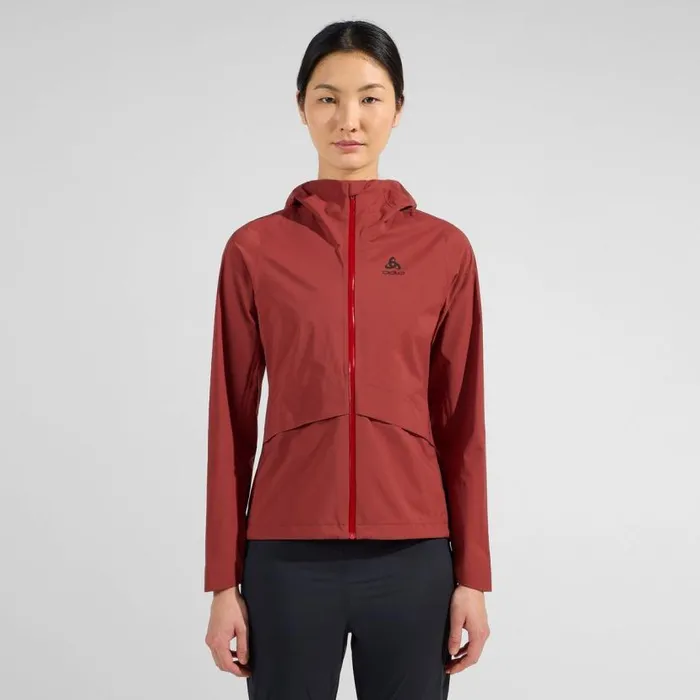 Odlo Jackets and Vests The Ride 365 Waterproof Cycling Jacket Spiced Apple 8211 Women Odlo Jackets and Vests The Ride 365 Waterproof Cycling Jacket Spiced Apple 8211 Women