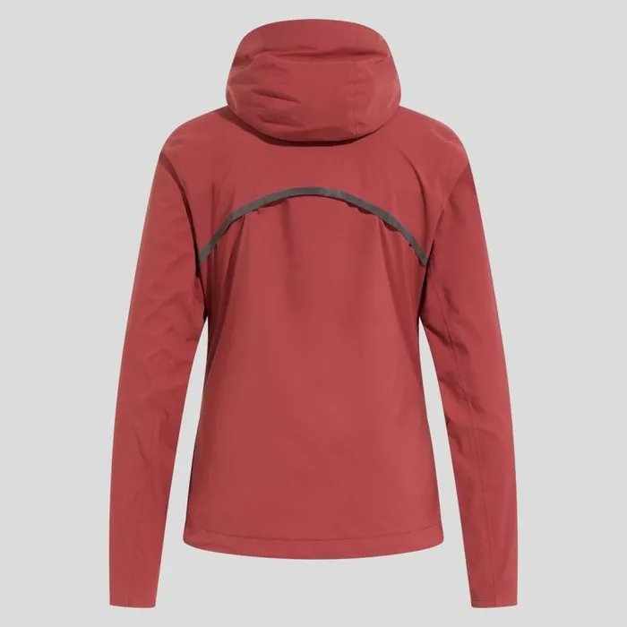 Odlo Jackets and Vests The Ride 365 Waterproof Cycling Jacket Spiced Apple 8211 Women