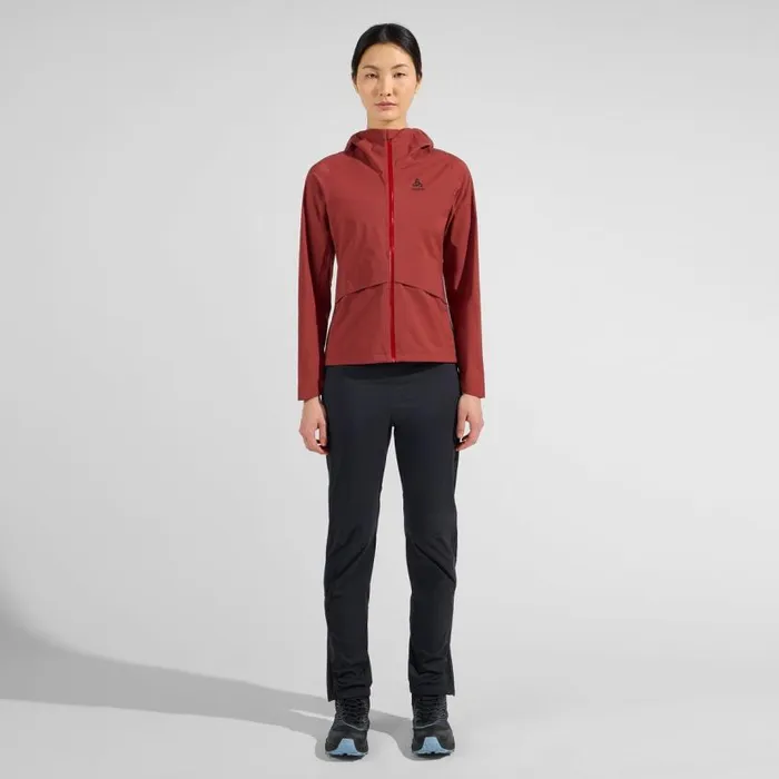 Odlo Jackets and Vests The Ride 365 Waterproof Cycling Jacket Spiced Apple 8211 Women