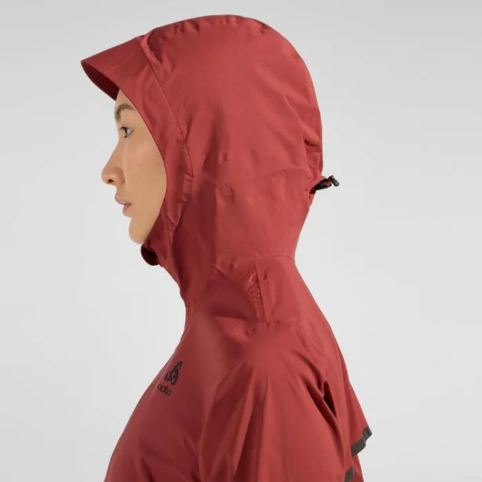 Odlo Jackets and Vests The Ride 365 Waterproof Cycling Jacket Spiced Apple 8211 Women
