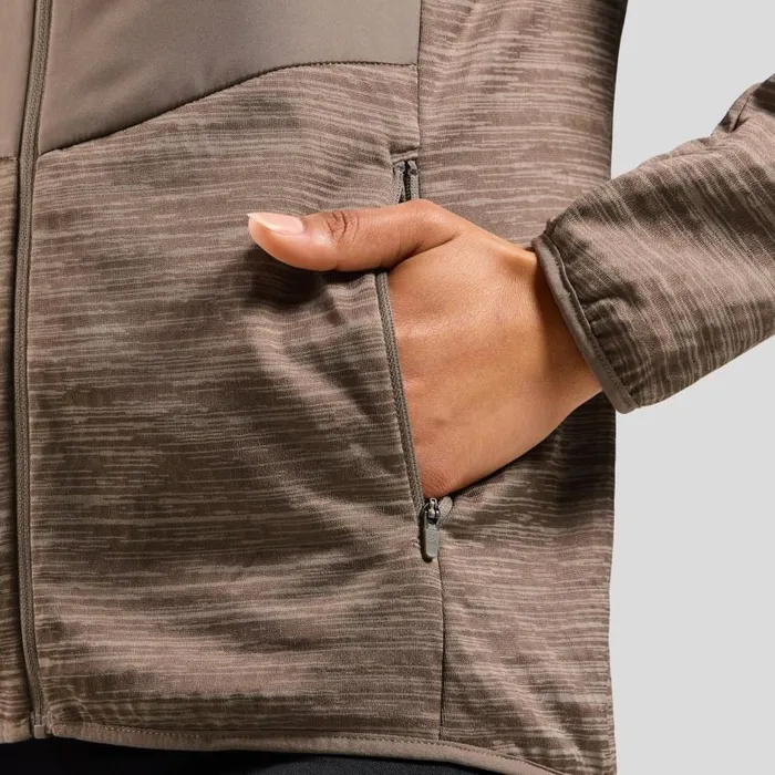 Odlo Jackets and Vests The Run Easy Warm Hybrid Jacket Cinder 8211 Women