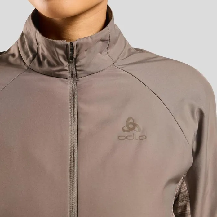Odlo Jackets and Vests The Run Easy Warm Hybrid Jacket Cinder 8211 Women