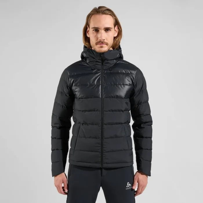 Odlo Jackets and Vests The Severin NThermic Recycled Down Hooded Jacket Black 8211 Men Odlo Jackets and Vests The Severin NThermic Recycled Down Hooded Jacket Black 8211 Men