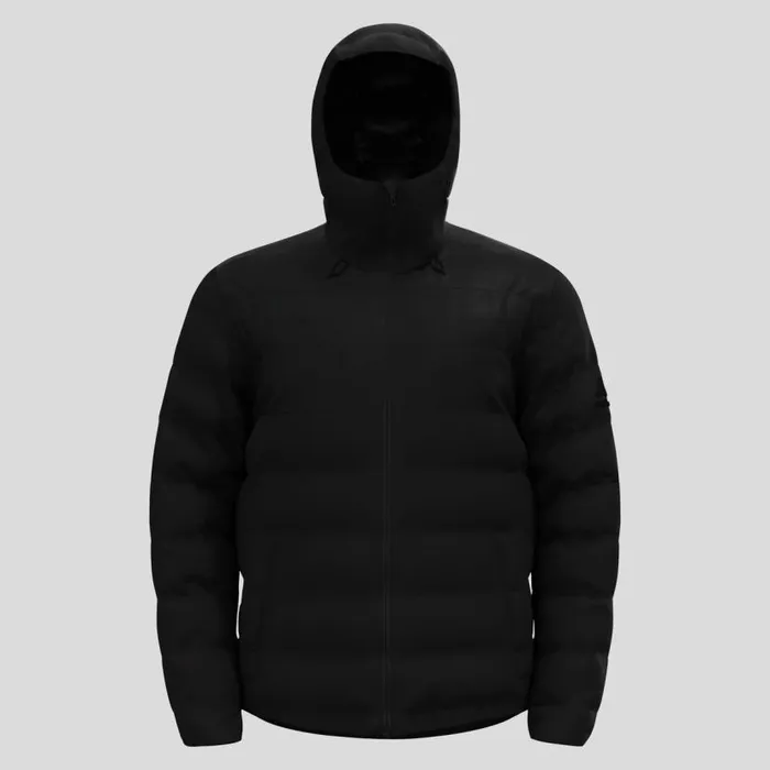 Odlo Jackets and Vests The Severin NThermic Recycled Down Hooded Jacket Black 8211 Men