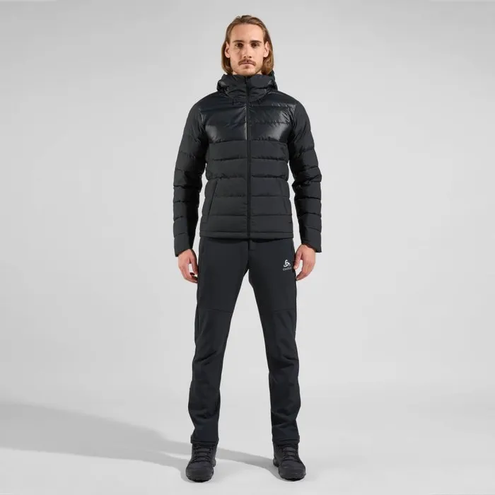 Odlo Jackets and Vests The Severin NThermic Recycled Down Hooded Jacket Black 8211 Men
