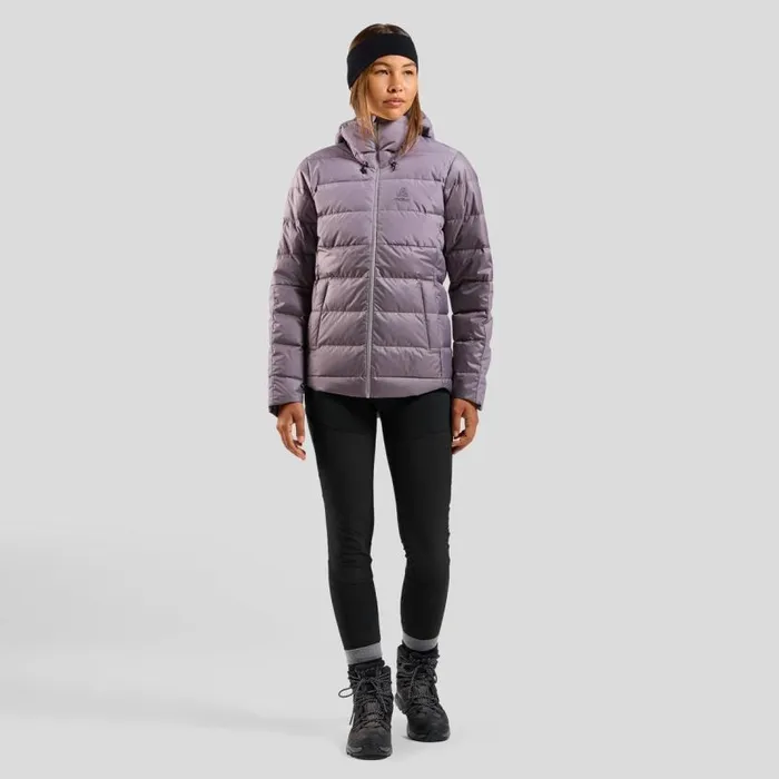 Odlo Jackets and Vests The Severin NThermic Recycled Down Hooded Jacket Gray Ridge 8211 Women