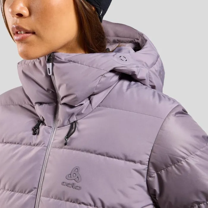 Odlo Jackets and Vests The Severin NThermic Recycled Down Hooded Jacket Gray Ridge 8211 Women